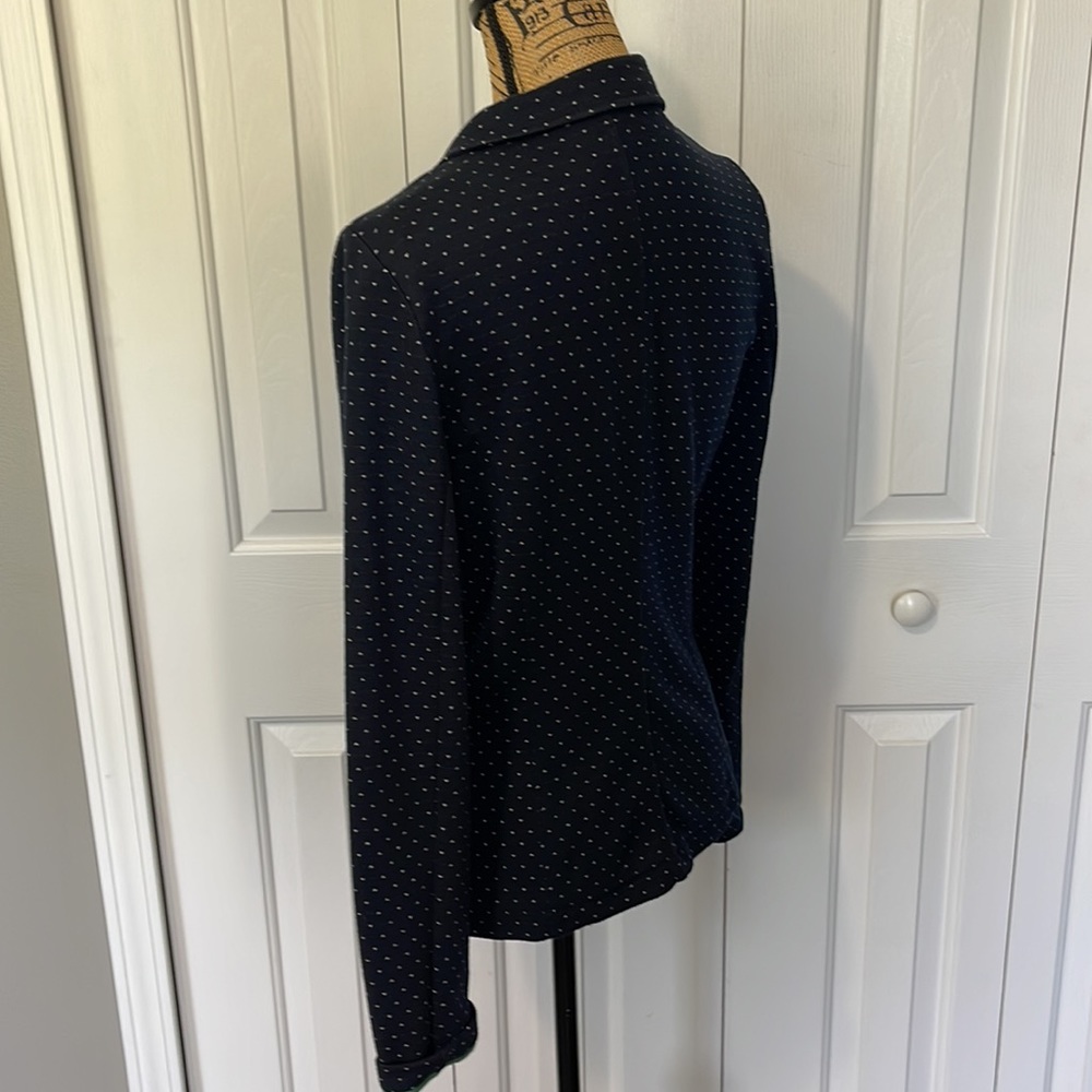 Yest Navy Blue Pattern Blazer - image 5